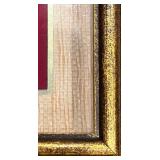 Luxor Egypt Relief Stone Plaque in Ornate Frame with 1979 Tour Inscription with 2 Egyptian Plates Luxor Egypt Relief Stone Plaque in Ornate Frame with 1979 Tour Inscription with 2 Egyptian Plates