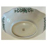 Lenox Holiday China Collection with Holly Pattern Lenox Holiday China Collection with Holly Pattern