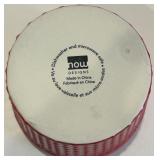 Lenox 1993 Annual Holiday Collectors Plate with Red Ramekins Set and Holiday Gravy Warmer Lenox 1993 Annual Holiday Collectors Plate with Red Ramekins Set and Holiday Gravy Warmer