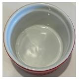 Lenox 1993 Annual Holiday Collectors Plate with Red Ramekins Set and Holiday Gravy Warmer Lenox 1993 Annual Holiday Collectors Plate with Red Ramekins Set and Holiday Gravy Warmer