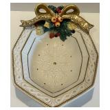 Fitz and Floyd Winter Wonderland Serving Bowls and Dish Set Fitz and Floyd Winter Wonderland Serving Bowls and Dish Set