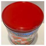 Festive Holiday Decor Set: Red Ornament Cone Tree, Tin & Evergreen Arrangement Festive Holiday Decor Set: Red Ornament Cone Tree, Tin & Evergreen Arrangement