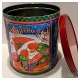 Festive Holiday Decor Set: Red Ornament Cone Tree, Tin & Evergreen Arrangement Festive Holiday Decor Set: Red Ornament Cone Tree, Tin & Evergreen Arrangement