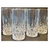 Set of 5 Waterford Crystal Highball Glasses Set of 5 Waterford Crystal Highball Glasses