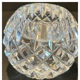 Waterford Crystal Cut Glass Collection: Bowl, Paperweight, and Coasters Waterford Crystal Cut Glass Collection: Bowl, Paperweight, and Coasters