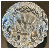 Waterford Crystal Cut Glass Collection: Bowl, Paperweight, and Coasters Waterford Crystal Cut Glass Collection: Bowl, Paperweight, and Coasters