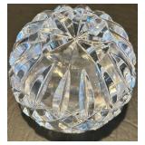 Waterford Crystal Cut Glass Collection: Bowl, Paperweight, and Coasters Waterford Crystal Cut Glass Collection: Bowl, Paperweight, and Coasters