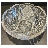 Crystal Cut Glass Heirloom Serving Set Crystal Cut Glass Heirloom Serving Set