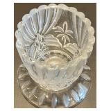 Collection of 7 Elegant Glass and Crystal Decorative Pieces Collection of 7 Elegant Glass and Crystal Decorative Pieces