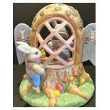 Collection of Ceramic Rabbit Figurines, Including Musical Bunnies Collection of Ceramic Rabbit Figurines, Including Musical Bunnies