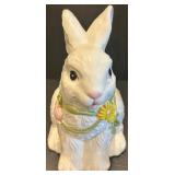 Collection of Ceramic Rabbit Figurines, Including Musical Bunnies Collection of Ceramic Rabbit Figurines, Including Musical Bunnies