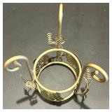 Set of 3 Metal Wheat Candle Holders with Decorative Accents and Ornate Metal Lantern Set of 3 Metal Wheat Candle Holders with Decorative Accents and Ornate Metal Lantern