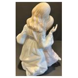 Set of 8 Porcelain Figurines: Mother and Child, Birds on Branch, and more Set of 8 Porcelain Figurines: Mother and Child, Birds on Branch, and more