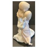 Set of 8 Porcelain Figurines: Mother and Child, Birds on Branch, and more Set of 8 Porcelain Figurines: Mother and Child, Birds on Branch, and more