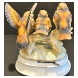 Set of 8 Porcelain Figurines: Mother and Child, Birds on Branch, and more Set of 8 Porcelain Figurines: Mother and Child, Birds on Branch, and more
