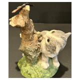 Set of 8 Porcelain Figurines: Mother and Child, Birds on Branch, and more Set of 8 Porcelain Figurines: Mother and Child, Birds on Branch, and more