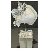 Set of 8 Porcelain Figurines: Mother and Child, Birds on Branch, and more Set of 8 Porcelain Figurines: Mother and Child, Birds on Branch, and more