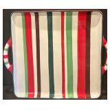 Set of Holiday Dishware with Serving Tray and Glasses Set of Holiday Dishware with Serving Tray and Glasses