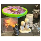 Decorative Set with Child Figurine, Scented Candle, CD and More Decorative Set with Child Figurine, Scented Candle, CD and More