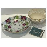 Decorative Gift Set: Star Votive Holders, Bronze Baby Shoe Stand, Lenox China Bowl & More Decorative Gift Set: Star Votive Holders, Bronze Baby Shoe Stand, Lenox China Bowl & More