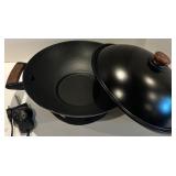 Electric Wok, Igloo 6 Cooler, and Vintage Metal Lunch Box Set Electric Wok, Igloo 6 Cooler, and Vintage Metal Lunch Box Set