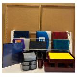 Collection of Office Supplies Including Binders and Desk Organizers Collection of Office Supplies Including Binders and Desk Organizers