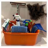 Household Cleaning Supplies Set with Tools and Cleaners Household Cleaning Supplies Set with Tools and Cleaners