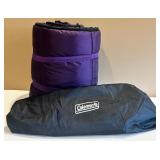 Coleman Purple Sleeping Bag with Storage Bag Coleman Purple Sleeping Bag with Storage Bag