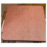 Vintage Cosco Folding Card Table and 4 Chairs Set Vintage Cosco Folding Card Table and 4 Chairs Set