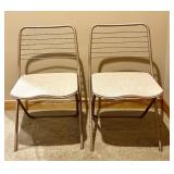 Vintage Cosco Folding Card Table and 4 Chairs Set Vintage Cosco Folding Card Table and 4 Chairs Set