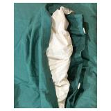 Handmade Patchwork Quilt with Teal Button-Up Duvet Comforter Handmade Patchwork Quilt with Teal Button-Up Duvet Comforter