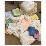 Collection of Assorted Linens, Towels, and Embroidered Cloths Collection of Assorted Linens, Towels, and Embroidered Cloths