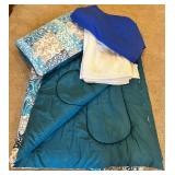 Twin Bedding Set with Comforter, Pillow, and Two Blankets Twin Bedding Set with Comforter, Pillow, and Two Blankets