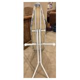 Ironing Board with Sterilite Trash Can and Colorful Hangers Set