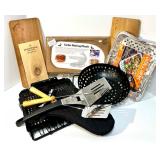 Deluxe Grilling Accessory Set with Cedar Planks and Grill Tools Deluxe Grilling Accessory Set with Cedar Planks and Grill Tools