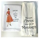 Assorted Set of Printed and Plain Cotton Kitchen Towels, Washcloth and Polishing Clothes - 21 Pieces Assorted Set of Printed and Plain Cotton Kitchen Towels, Washcloth and Polishing Clothes - 21 Pieces