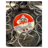 Collection of Cooking and Serving Dishes including 4 Vintage Corning Ware Bowls with lid, Corning Wear Baking Dish,  Swiss Fire Gel Collection of Cooking and Serving Dishes including 4 Vintage Corning Ware Bowls with lid, Corning Wear Baking Dish,  Swiss Fire Gel