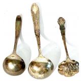 Collection of Vintage Sterling Silver Spoon and other Silverplate and Mother of Pearl Flatware and Collector Spoons Collection of Vintage Sterling Silver Spoon and other Silverplate and Mother of Pearl Flatware and Collector Spoons
