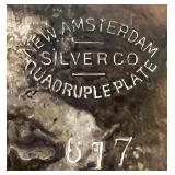 Collection of Vintage Silver Plate and Decorative Items featuring a New Amsterdam Silver Co Sugar Bowl Collection of Vintage Silver Plate and Decorative Items featuring a New Amsterdam Silver Co Sugar Bowl