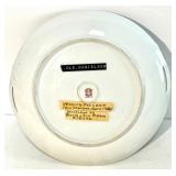 Collection of 5 Hand-Painted Decorative Asian Themed Plates By and Vase Collection of 5 Hand-Painted Decorative Asian Themed Plates By and Vase