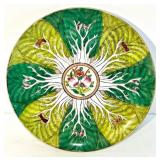Collection of 5 Hand-Painted Decorative Asian Themed Plates By and Vase Collection of 5 Hand-Painted Decorative Asian Themed Plates By and Vase