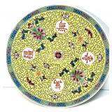 Collection of 5 Hand-Painted Decorative Asian Themed Plates By and Vase Collection of 5 Hand-Painted Decorative Asian Themed Plates By and Vase