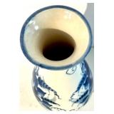 Collection of 5 Hand-Painted Decorative Asian Themed Plates By and Vase Collection of 5 Hand-Painted Decorative Asian Themed Plates By and Vase