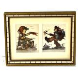 Lot of Goebel 50th Anniversary Hummel Figurine, Framed Hummel Art and 9 Collector Plates Lot of Goebel 50th Anniversary Hummel Figurine, Framed Hummel Art and 9 Collector Plates