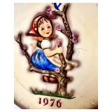 Lot of Goebel 50th Anniversary Hummel Figurine, Framed Hummel Art and 9 Collector Plates Lot of Goebel 50th Anniversary Hummel Figurine, Framed Hummel Art and 9 Collector Plates