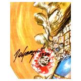 Ted De Grazia Limited Edition Gotham Fine China Collector Plates Set of 3 with one Plate Signed by the Artist and Handmade Vase Ted De Grazia Limited Edition Gotham Fine China Collector Plates Set of 3 with one Plate Signed by the Artist and Handmade Vase