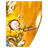 Ted De Grazia Limited Edition Gotham Fine China Collector Plates Set of 3 with one Plate Signed by the Artist and Handmade Vase Ted De Grazia Limited Edition Gotham Fine China Collector Plates Set of 3 with one Plate Signed by the Artist and Handmade Vase