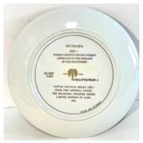 Ted De Grazia Limited Edition Gotham Fine China Collector Plates Set of 3 with one Plate Signed by the Artist and Handmade Vase Ted De Grazia Limited Edition Gotham Fine China Collector Plates Set of 3 with one Plate Signed by the Artist and Handmade Vase