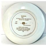 Ted De Grazia Limited Edition Gotham Fine China Collector Plates Set of 3 with one Plate Signed by the Artist and Handmade Vase Ted De Grazia Limited Edition Gotham Fine China Collector Plates Set of 3 with one Plate Signed by the Artist and Handmade Vase