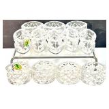 Collection of Waterford Crystal Napkin Rings and Assorted Metal Napkin Holders Collection of Waterford Crystal Napkin Rings and Assorted Metal Napkin Holders